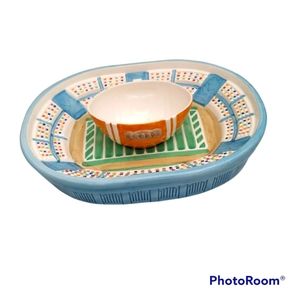 Football Stadium Chip & Dip Set